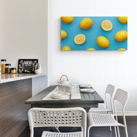 Yellow Lemons #2 - Canvas Mérida Fine Print Art