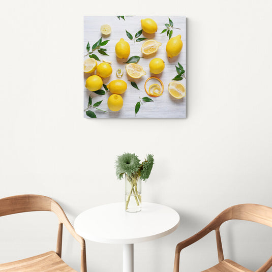 Yellow Lemons #5 - Canvas Mérida Fine Print Art
