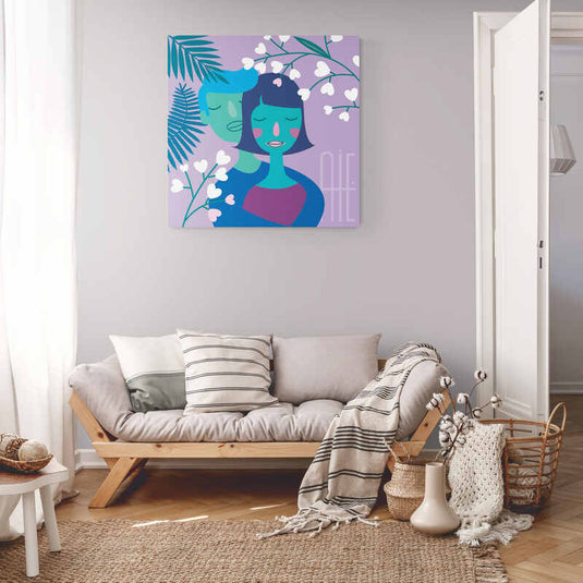 Young Love - Canvas Mérida Fine Print Art