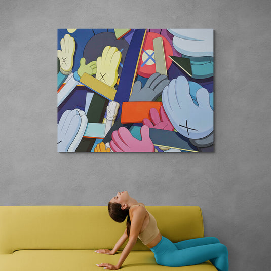 Kaws #15 - Canvas Mérida Fine Print Art