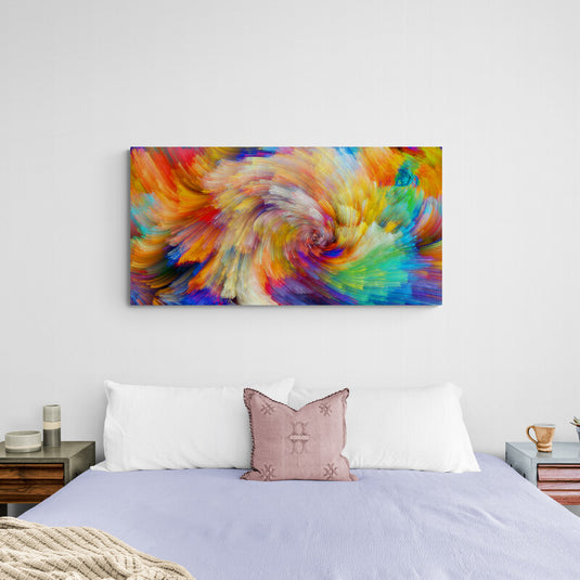 Abstract colors - Canvas Mérida Fine Print Art