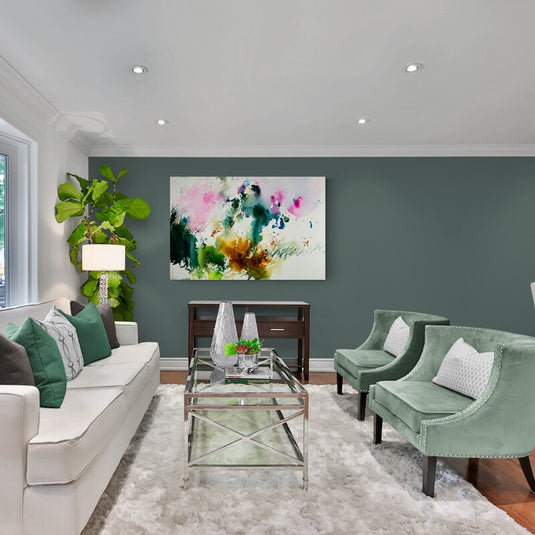 Abstract Watercolor - Canvas Mérida Fine Print Art