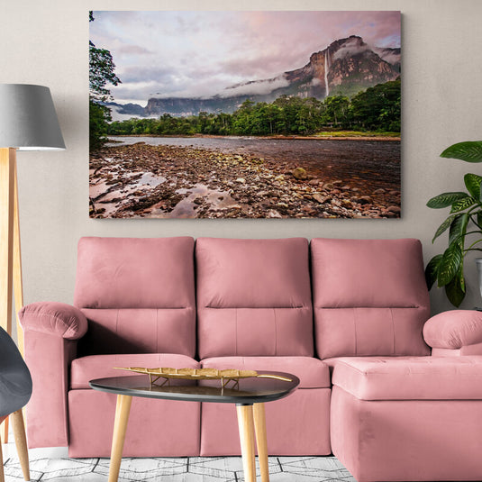 Angel Falls Canaima - Canvas Mérida Fine Print Art