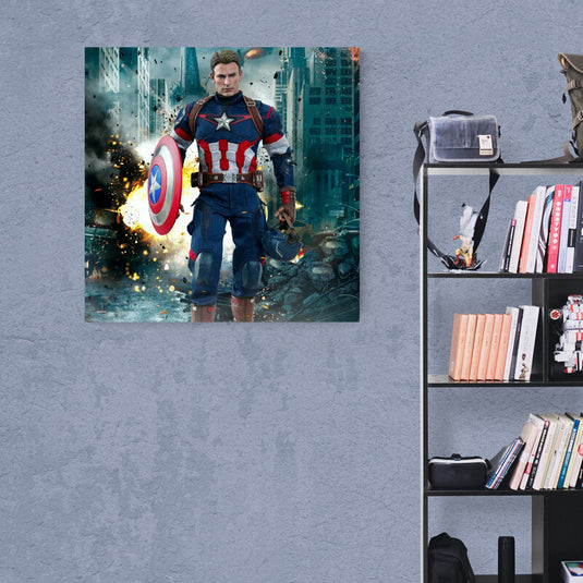 Captain America War - Canvas Mérida Fine Print Art
