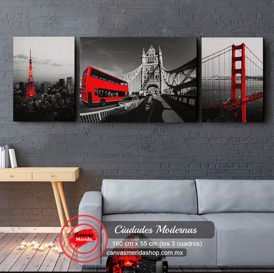 Ciudades modernas - Canvas Mérida Fine Print Art