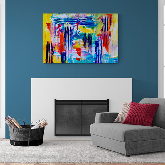 Color Stripes - Canvas Mérida Fine Print Art