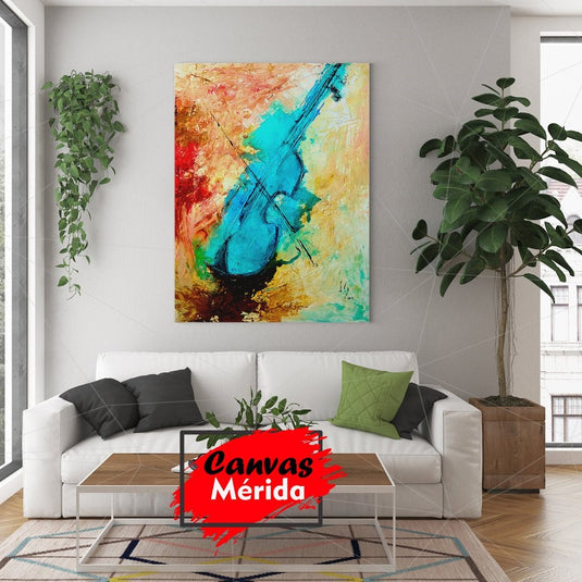 Violin - Canvas Mérida Fine Print Art