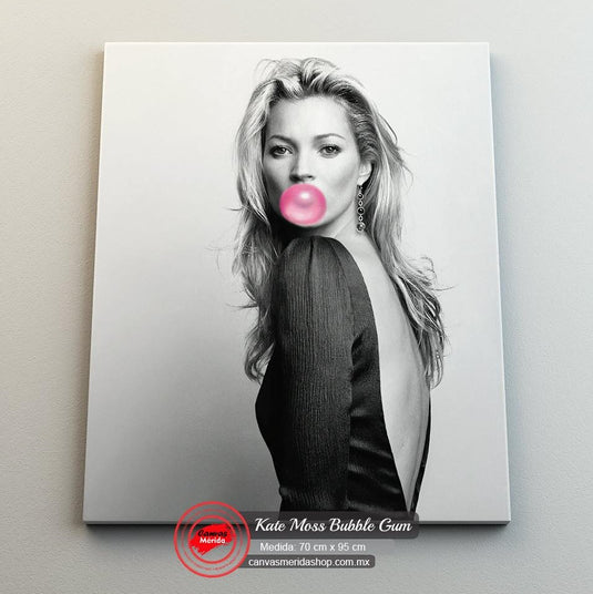 Kate Moon (Buuble Gum) - Canvas Mérida Fine Print Art