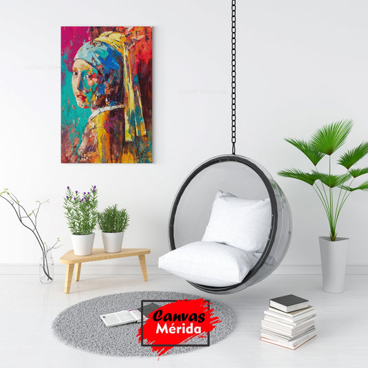 Mujer de Colores - Canvas Mérida Fine Print Art