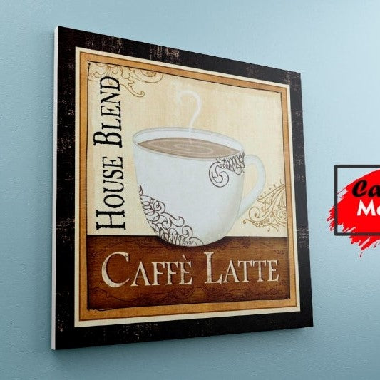Coffe Time Numero 22 - Canvas Mérida Fine Print Art