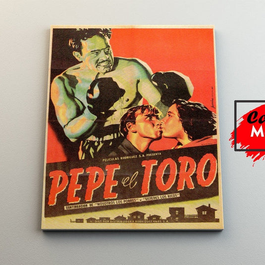 Pepe el Toro Vintage - Canvas Mérida Fine Print Art
