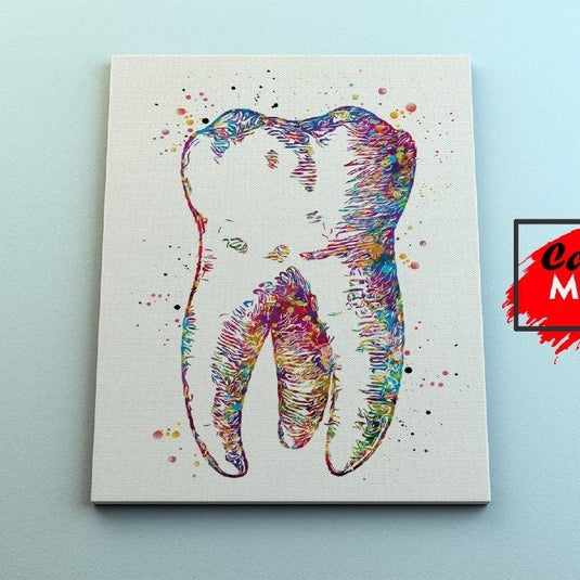 Tooth Art Dental - Canvas Mérida Fine Print Art