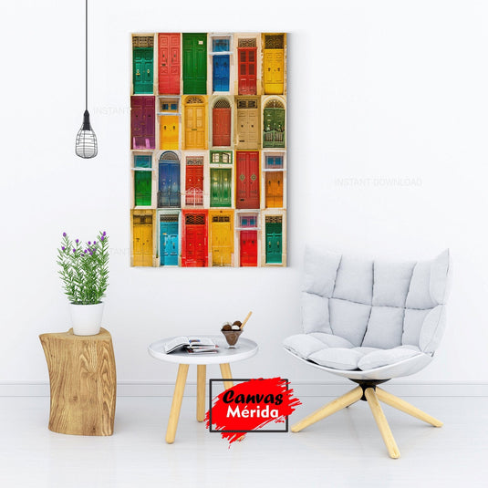 The Doors (Puertas) - Canvas Mérida Fine Print Art