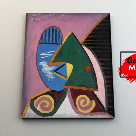 Perfil en la Ventana Pablo Picasso - Canvas Mérida Fine Print Art