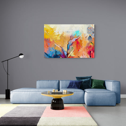 Orange Abstract - Canvas Mérida Fine Print Art