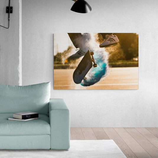 Skateboarding Dust - Canvas Mérida Fine Print Art