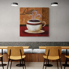 Café latte - Canvas Mérida Fine Print Art