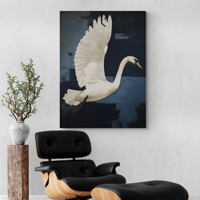 Cisne en Vuelo - Canvas Mérida Cuadros Decorativos