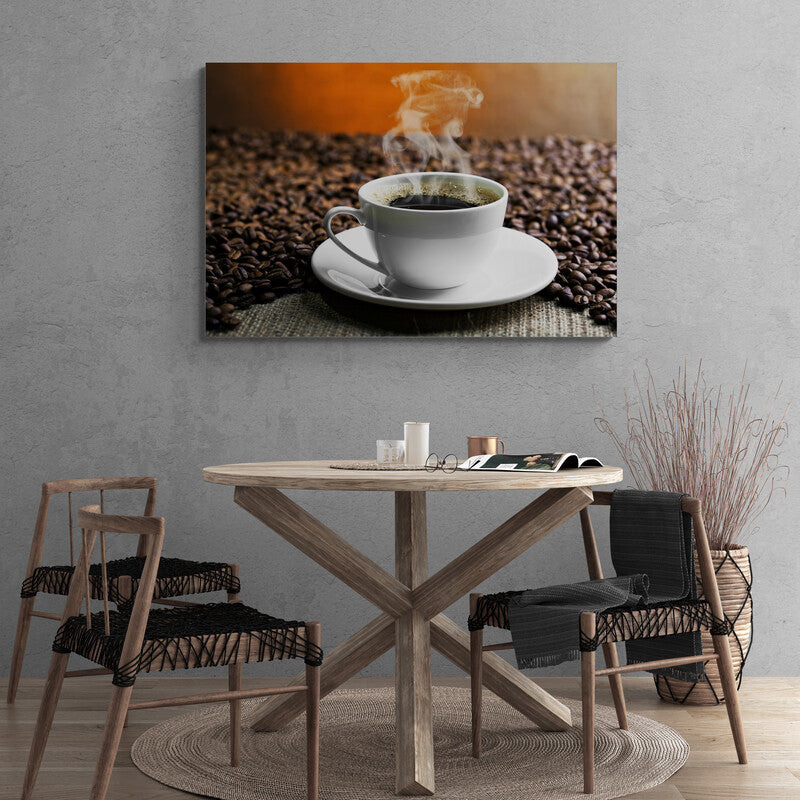 Coffee smoke - Canvas Mérida Fine Print Art