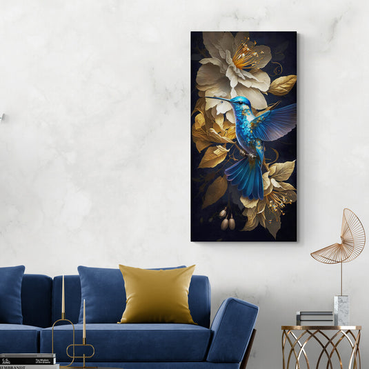 Colibrí Fantasia Azul - Canvas Mérida Fine Print Art