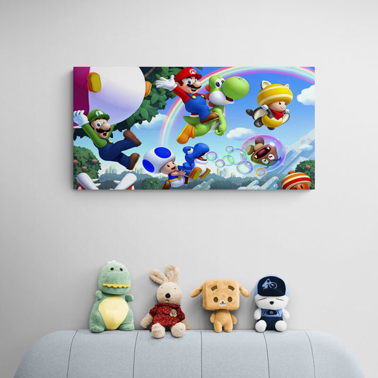 Mario bros #11 - Canvas Mérida Fine Print Art