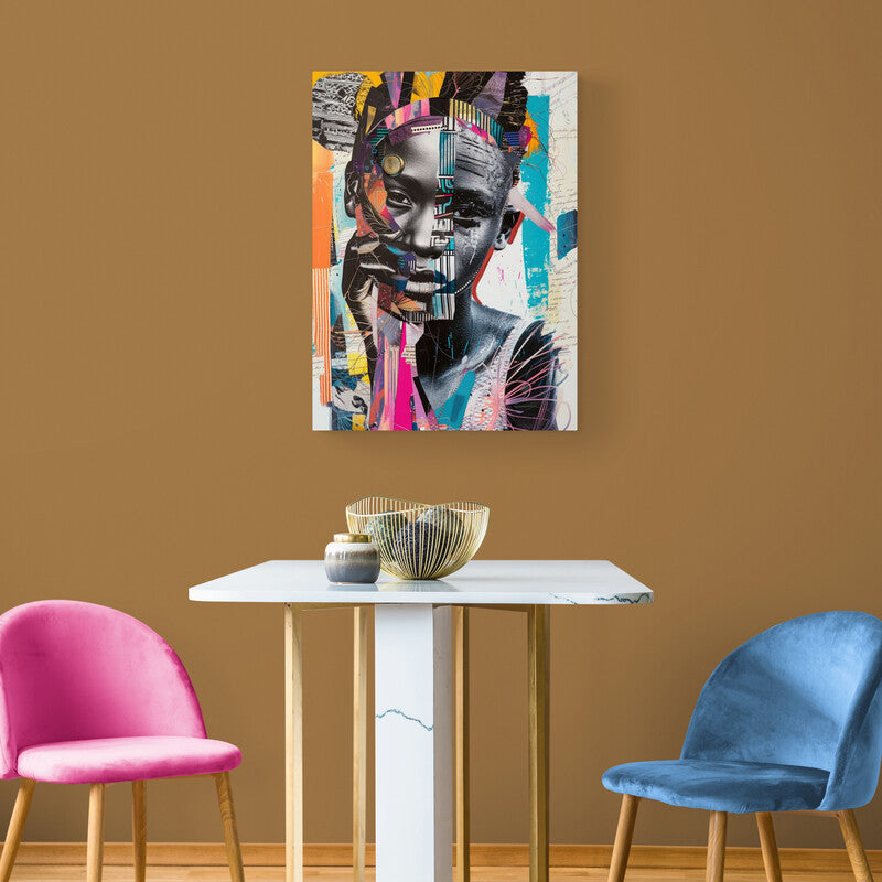 Hombre africano - Luna Mendoza - Canvas Mérida Cuadros Decorativos