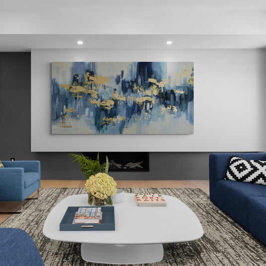 Intense Blue Abstract (Entrega Inmediata)