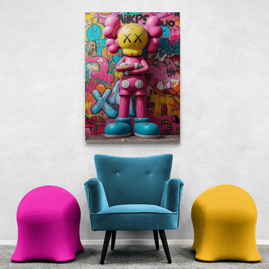 Kaws pink