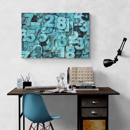 La sinfonía de los números - Canvas Mérida Fine Print Art