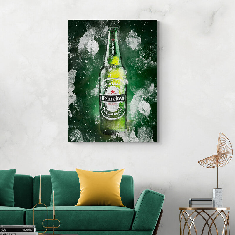 Heineken #2 - Canvas Mérida Fine Print Art