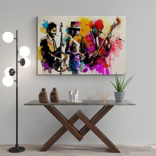 Grupo de jazz - Canvas Mérida Fine Print Art