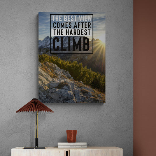 Motivacional de Montaña con Cita Inspiradora