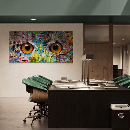 Ojos de búho - Canvas Mérida Fine Print Art