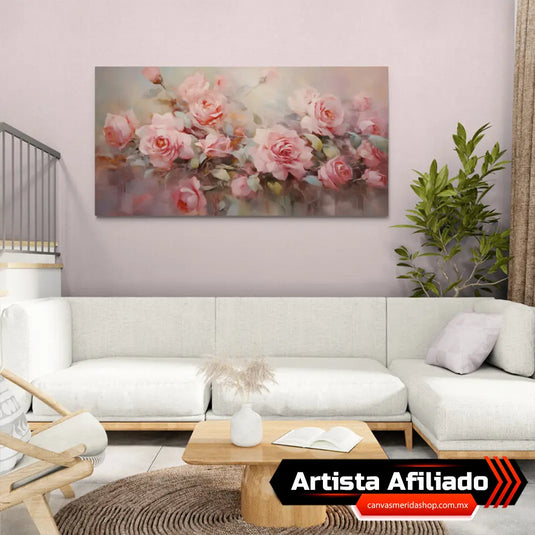 Rosas Esplendorosas - Celestia Guzmán - Canvas Mérida Fine Print Art