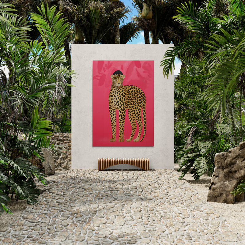 Starring Leopard - Canvas Mérida Cuadros Decorativos