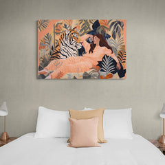 Tiger Woman - Canvas Mérida Cuadros Decorativos