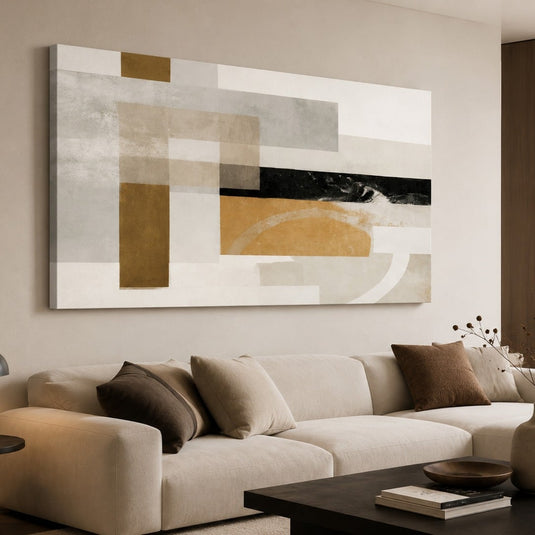 Arquitectura del Silencio · Arte Abstracto Apaisado