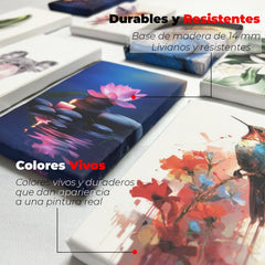 Pocket Art Colibris - Canvas Mérida Fine Print Art