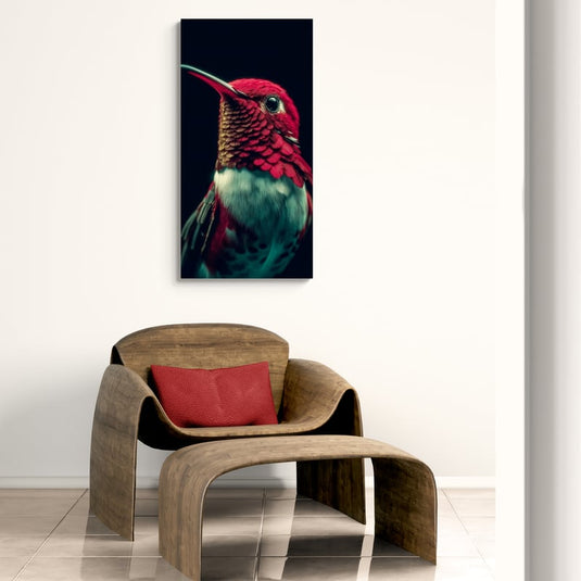 Colibrí en la Penumbra — Retrato Vivo