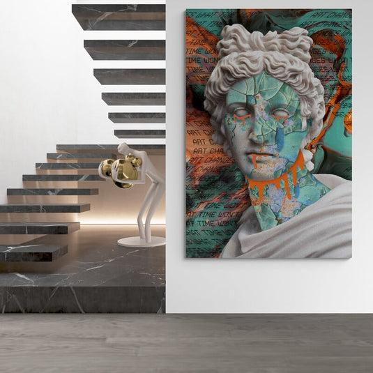 El Tiempo No Espera — Estatua Vaporwave