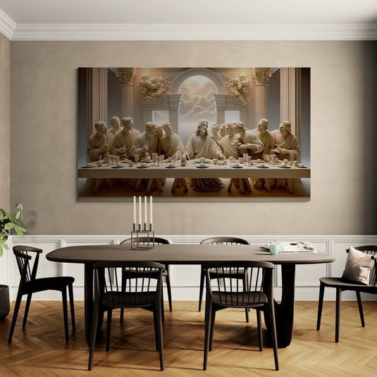 La Última Cena — Escultura en Piedra