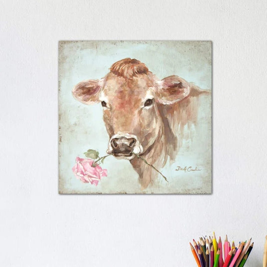La Vaca de la Rosa — Ternura en Pinceladas