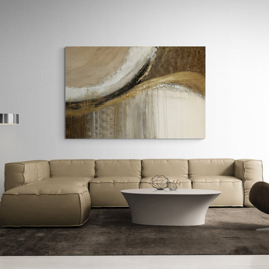 Marea Dorada — Abstracción en Tierra y Luz