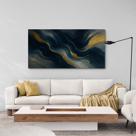 Marea Oscura con Venas de Oro