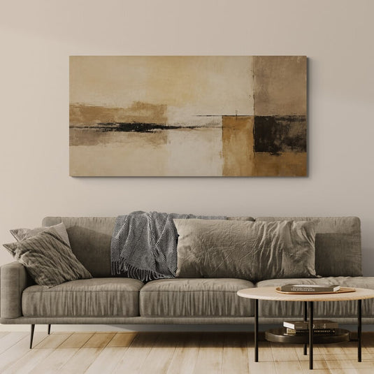 Silencio Horizontal — Abstracto en Tierra