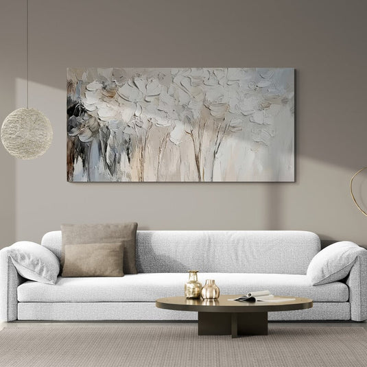 Susurro Blanco — Flores en Relieve