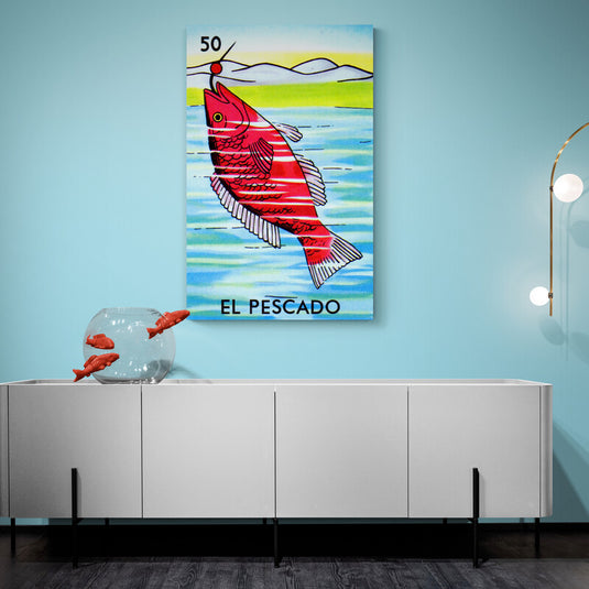 50 El Pescado - Canvas Mérida Fine Print Art