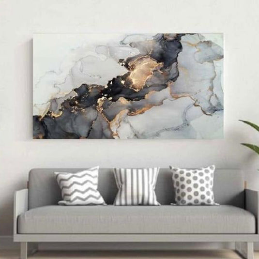 Gray Gold - Canvas Mérida Fine Print Art