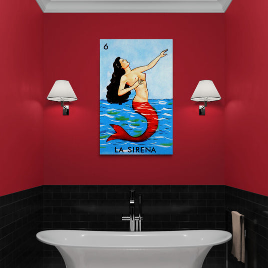 6 La Sirena - Canvas Mérida Fine Print Art