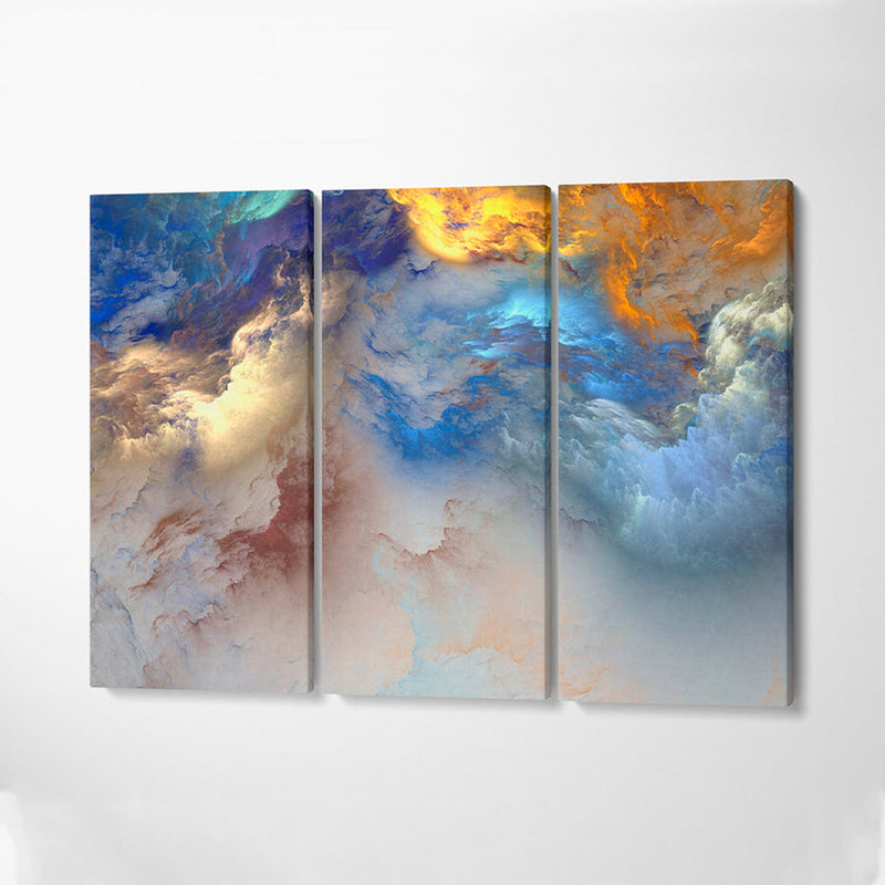Abstract clouds (3 set) - Canvas Mérida Fine Print Art